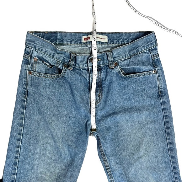 Vintage 90s Levi’s 550 Relaxed Denim Loose Fit Baggy Jeans Size 18 Regular Kids - Picture 13 of 16